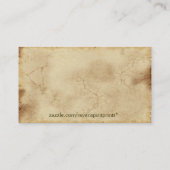 素朴EARTH (Light)ビジネスカードとプロファイルカード 名刺 (裏面)