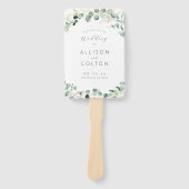 素朴eucalyptus greenery boho結婚計画 ハンドファン (正面)