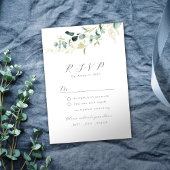 素朴eucalyptus greenery boho wedding RSVP