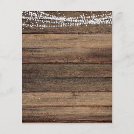 素朴Farmhouse String Lights Photo結婚's (裏面)