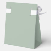 素朴Greenery Champagne Sip & See Baby Shower フェイバーボックス (裏面)