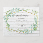 素朴Greenery on Driftwood Budget結婚's (正面)