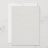 素朴Greenery Surprise 70th Birthday Party 招待状 (裏面)