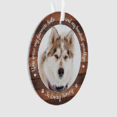 素朴Helloお気に入りの Harbest Goodbye Pet Memorial オーナメント (正面)