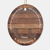 素朴Helloお気に入りの Harbest Goodbye Pet Memorial セラミックオーナメント (左)