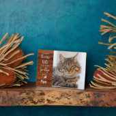 素朴Helloお気に入りの Harbest Goodbye Pet Memorial フォトプラーク (側面)