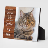 素朴Helloお気に入りの Harbest Goodbye Pet Memorial フォトプラーク (側面)