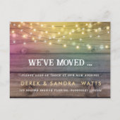 素朴Holiday New Home Announcementはがき | ウィー 案内ポストカード (正面)