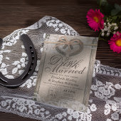 素朴Horse Shoe Lace Drink Be食べ Sのドッ結婚ク 招待状