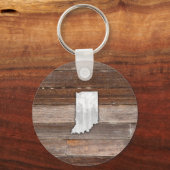 素朴Indiana on Brown Boards キーホルダー (正面)