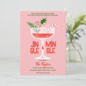 素朴JingleとMingleクリスマスカクテルパーティー 招待状 (スタンド正面)