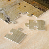 素朴Jug Duck Decoy写真 ジグソーパズル (側面)