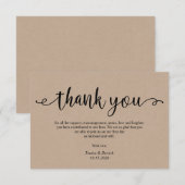 素朴kraftブラックスクリプ結婚ト,'s you you エンクロージャーカード (正面/裏面)