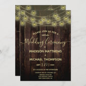 素朴Lantern Virtual結婚のLivestream結婚の 招待状 (正面/裏面)