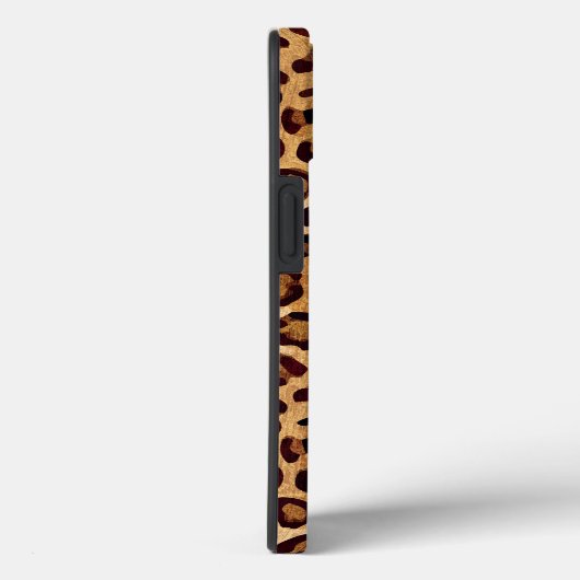 素朴Leopard Print Skin Add Name Case-Mate iPhoneケース (裏面 / 右)