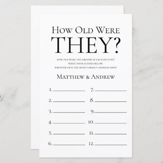 素朴LGBTQの年齢 (正面/裏面)