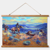 素朴Life In the Old West Oregon Trail Bear狩り 吊り下げ型タペストリー (正面2)