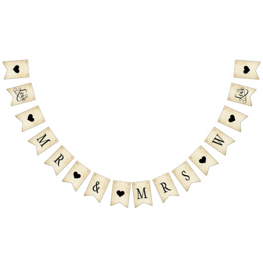 素朴Mr.エレガント&Mr.モノグラムカスタムイニシャル バンティングフラッグ (全)