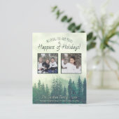 素朴Pines Happiest of Holidays 2 Photo シーズンポストカード (スタンド正面)