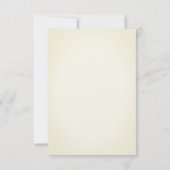 素朴Pines Woods Wedding RSVP応答 出欠カード (裏面)