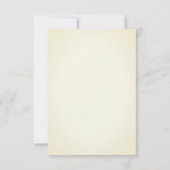 素朴Pines Woods Wedding RSVP応答 出欠カード (裏面)