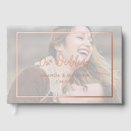 素朴Plaid Andersonフォトタータンチェックカスタム ゲストブック (正面)