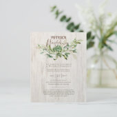 素朴POTLUCK結婚式招待状テンプレートガイド (スタンド正面)