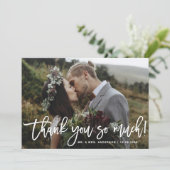 素朴Script Photo'sをありがとう結婚 サンキューカード (スタンド正面)