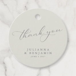 素朴Taupeフローラボホ結婚のカスタム フェイバータグ