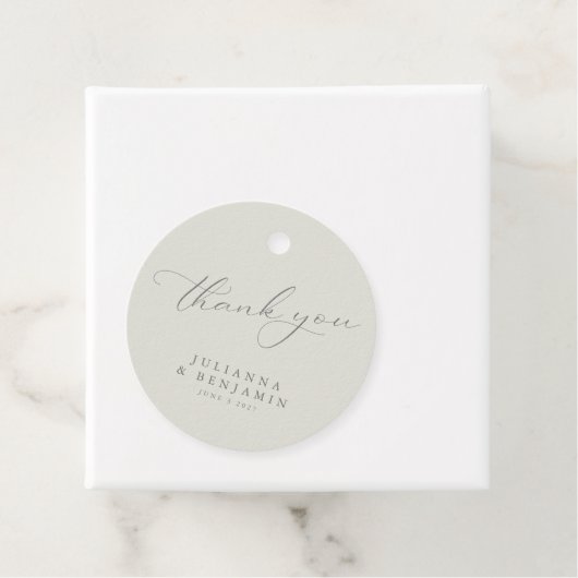 素朴Taupeフローラボホ結婚のカスタム フェイバータグ (インサイチュ)