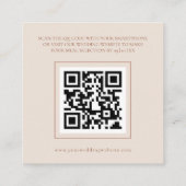 素朴Terracottaのメ結婚ニュー・エンクロージャ・カード エンクロージャーカード (裏面)