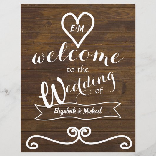 素朴Welcomeの結婚Sign Chalkboard Budget (正面)