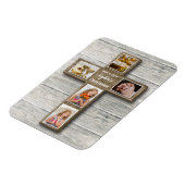 素朴Wood Cross First Communion写真 – マグネット (左側)