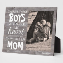 素朴Wood From Mom's お気に入りの Boys Photo Plate