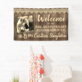 素朴Wood & Lace ANYの結婚アニバーサリーフォト 横断幕 (インサイチュ)