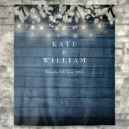 素朴Wood String Lightsの写結婚真背景 タペストリー