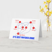 素粒子物理学ヒッグスボソンクークス カード (黄色い花)