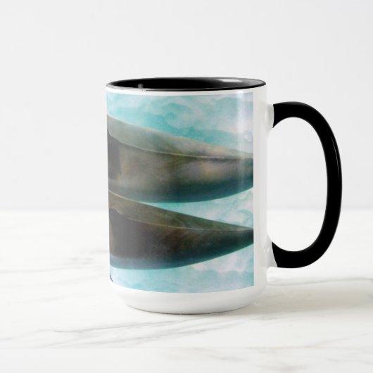 紡績工のイルカ|オアフハワイ マグカップ (右)