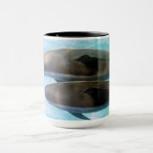 紡績工のイルカ|オアフハワイ マグカップ (中央)