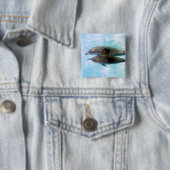 紡績工のイルカ|オアフハワイ 缶バッジ (インサイチュ)