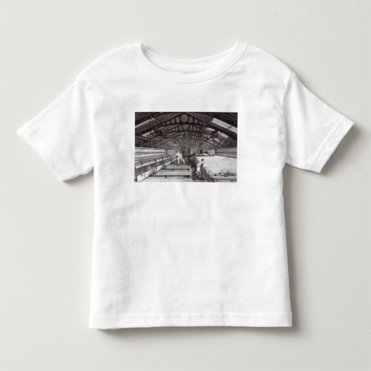 紡績工場のインテリア トドラーTシャツ (正面)
