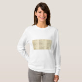 索引の緑の木製の墓地 Tシャツ (正面フル)