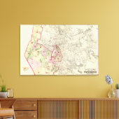 索引マップ キャンバスプリント (インサイチュ (リビング))