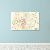 索引マップ キャンバスプリント (インサイチュ (ウッドフロア))