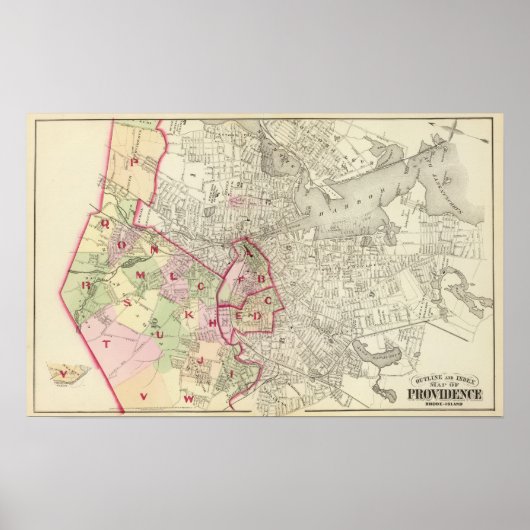 索引マップ ポスター (正面)