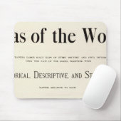 索引付きAtlasのタイトルページ マウスパッド (マウス)