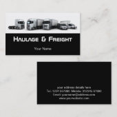 索引力および運送業カード 名刺 (正面/裏面)