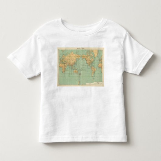 索引図の新しい商業海兵隊員の地図書 トドラーTシャツ (正面)