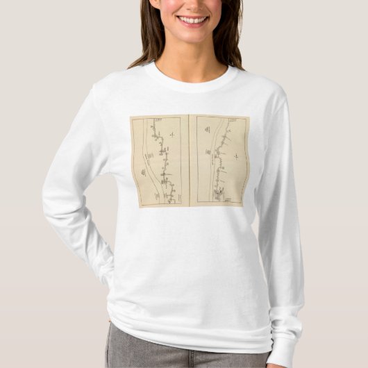 索引図Putnam郡Dutchess郡ニューヨーク Tシャツ (正面)