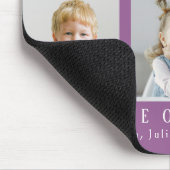 紫おばあちゃんが大好き |グランドキッド写真コラージュ マウスパッド (コーナー)